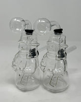 Snowman Shape 3Pcs Dab Oil Rig